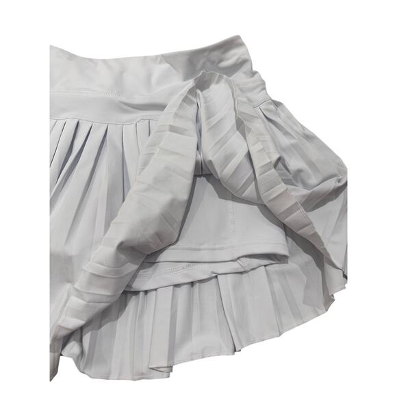 Gold Hinge Pleated White Women's Skort Pickleball Tennis Athleisure Preppy, XL - Picture 5 of 9